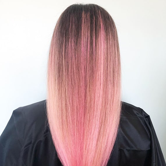 Pastel Pink Hair colour